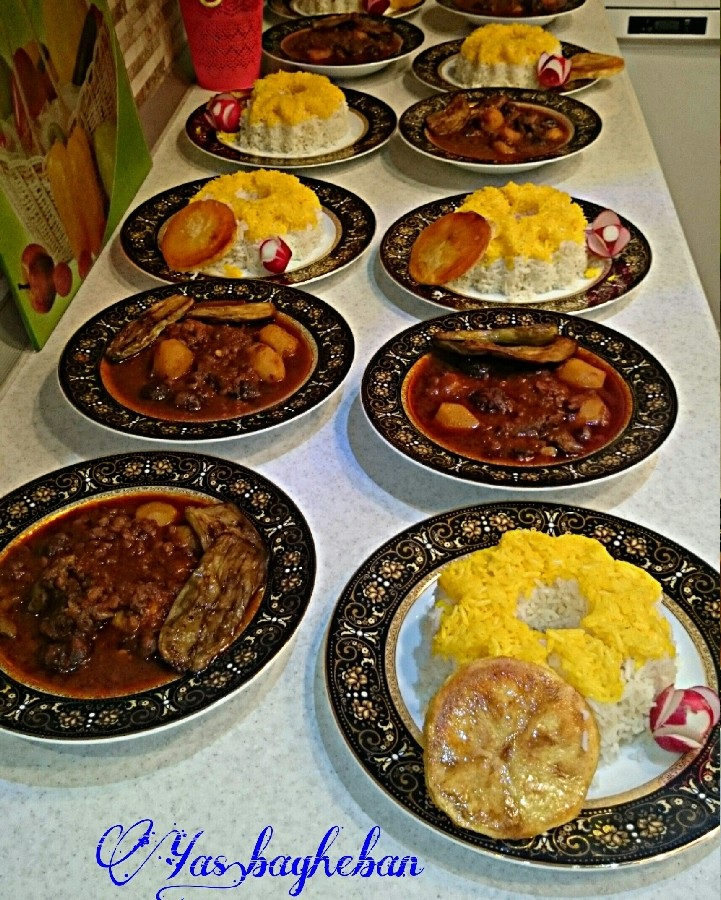 عکس خورشت قیمه بادمجان
