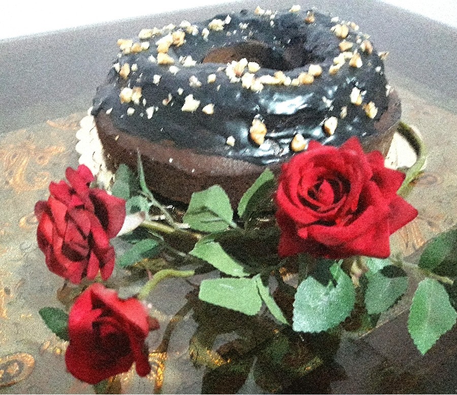 عکس کیک شکلاتی با روکش گاناش...سپاس از نگاه تک تک دوستان