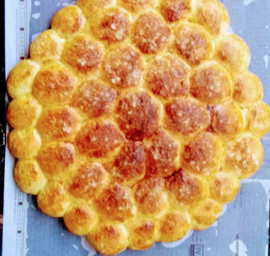 عکس نان لانه زنبوری