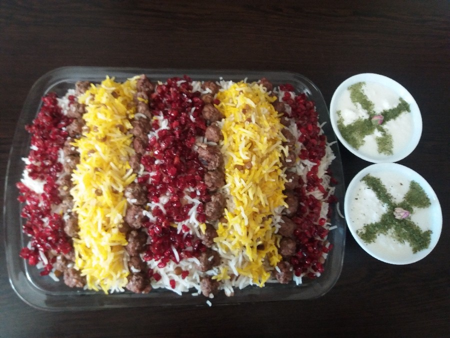عکس عدس پلو مجلسی نهار امروز جاتون خالی