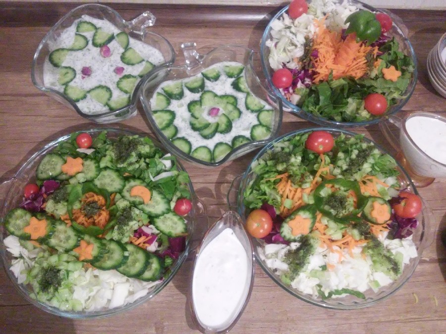 عکس سالاد_ماست وخیار برا مهمونهای عزیزم