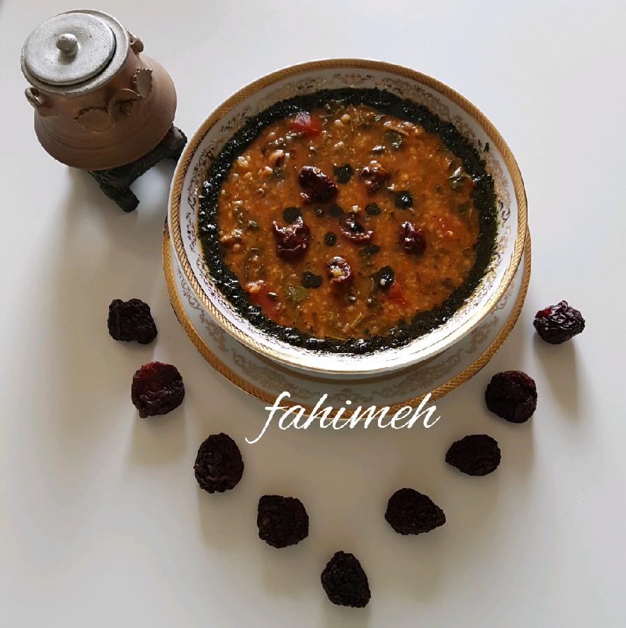 عکس آش گوجه تند و خوشمزه