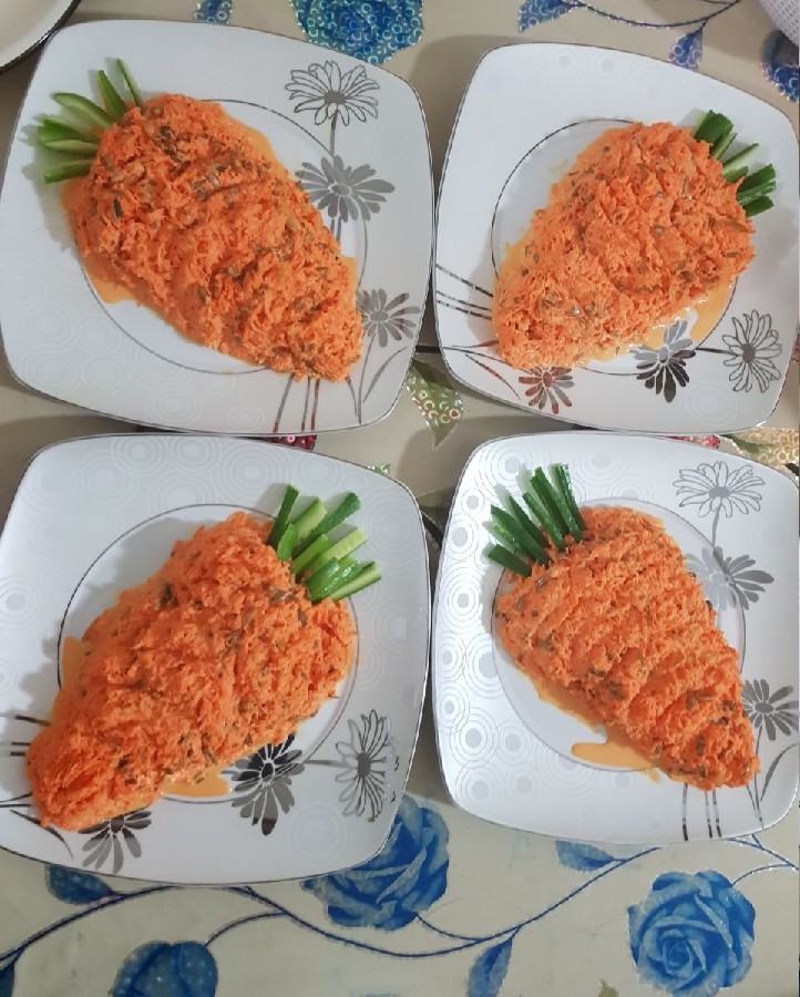 سالاد هویج یا چهارمغز