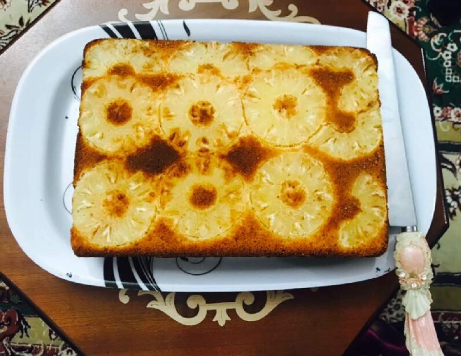 عکس کیک آناناسی