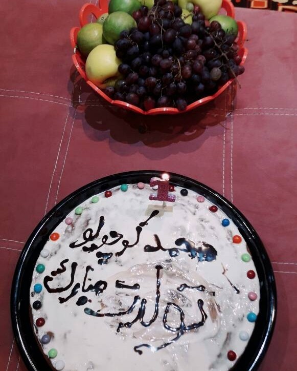 کیک تولد محمد کوچولو