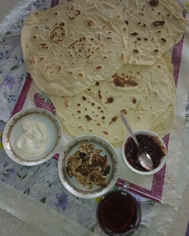 عکس نان تافتون خانگی