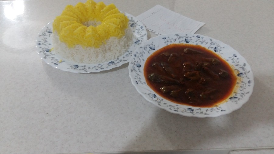 عکس خورشت بامیه