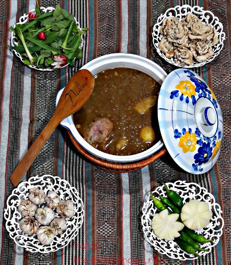 عکس گوشت وعدس