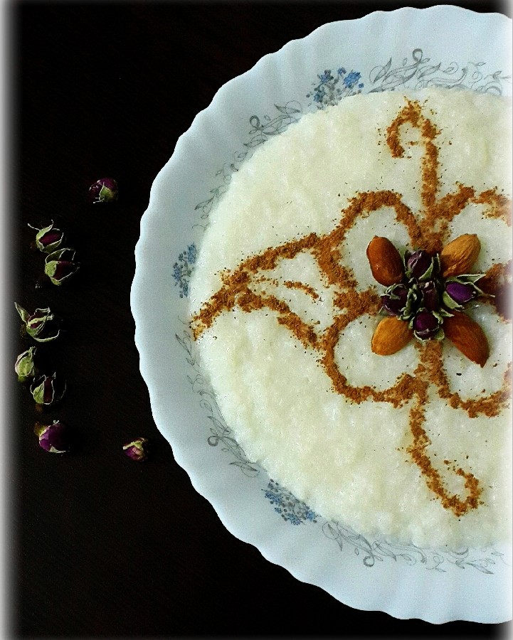 عکس شیر برنج ساده (بدون شکر)