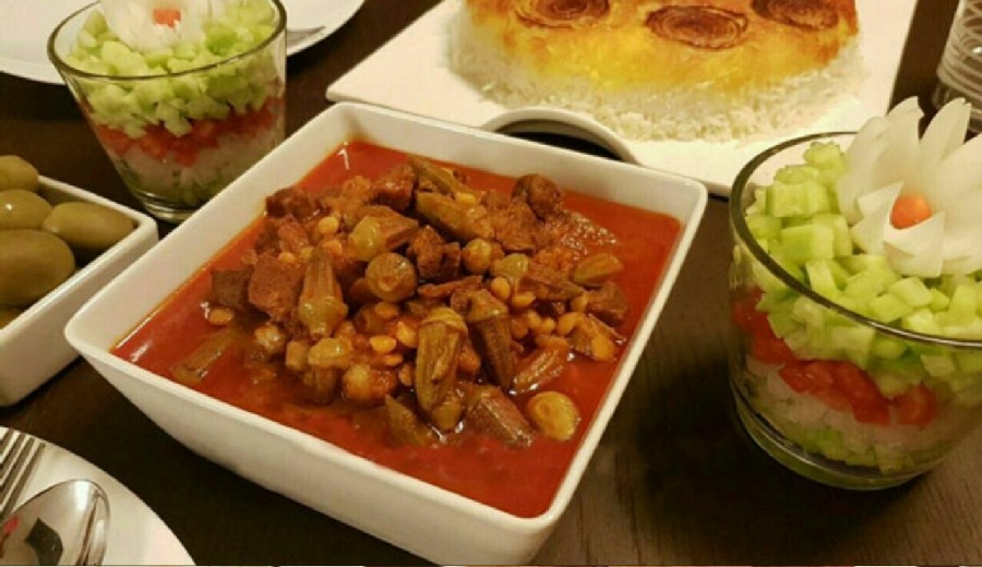 خورشت بامیه