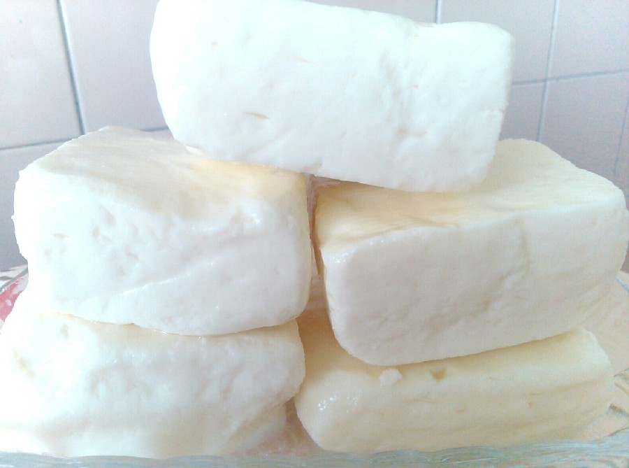 عکس پنیر سفید خانگی 