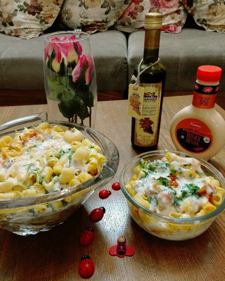 پاستا کدو و بامجان