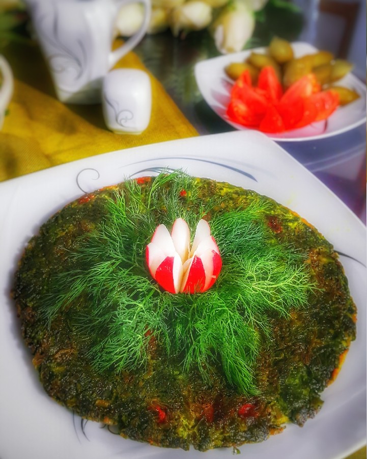عکس کوکوی سبزیجات