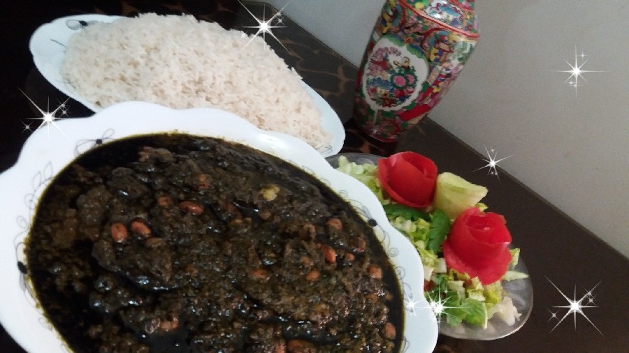 عکس خورش قورمه سبزی