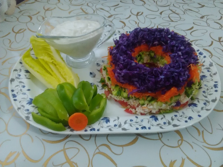 عکس سالاد قالبی