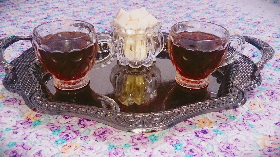 عکس ژله چای و قند 