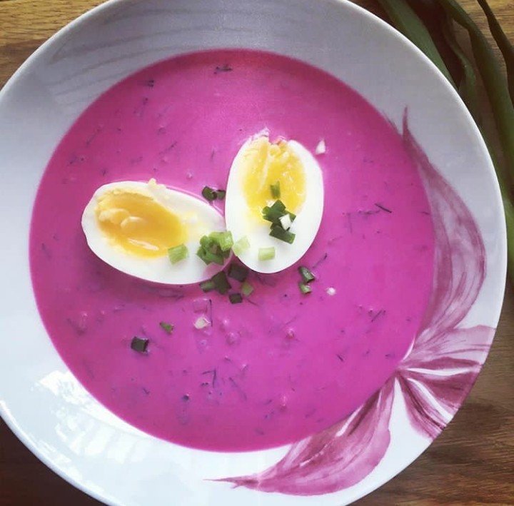 عکس شام ما: !!!pink soup