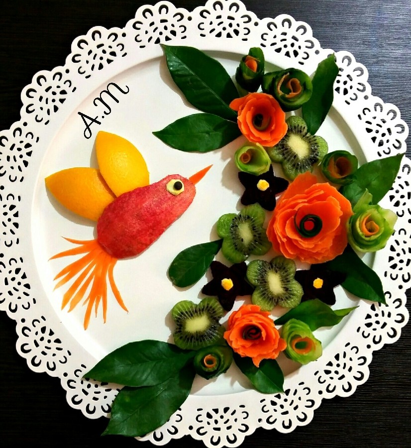 عکس تابلوی میوه و سبزیجات