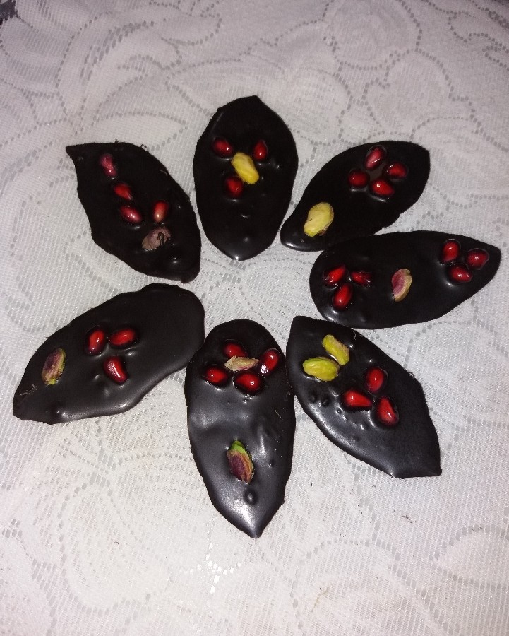 عکس شکلات اناری ویژه ی یلدا