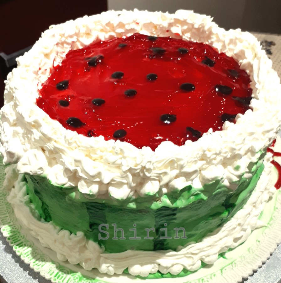 عکس کیک هندوانه به مناسبت شب یلدا
