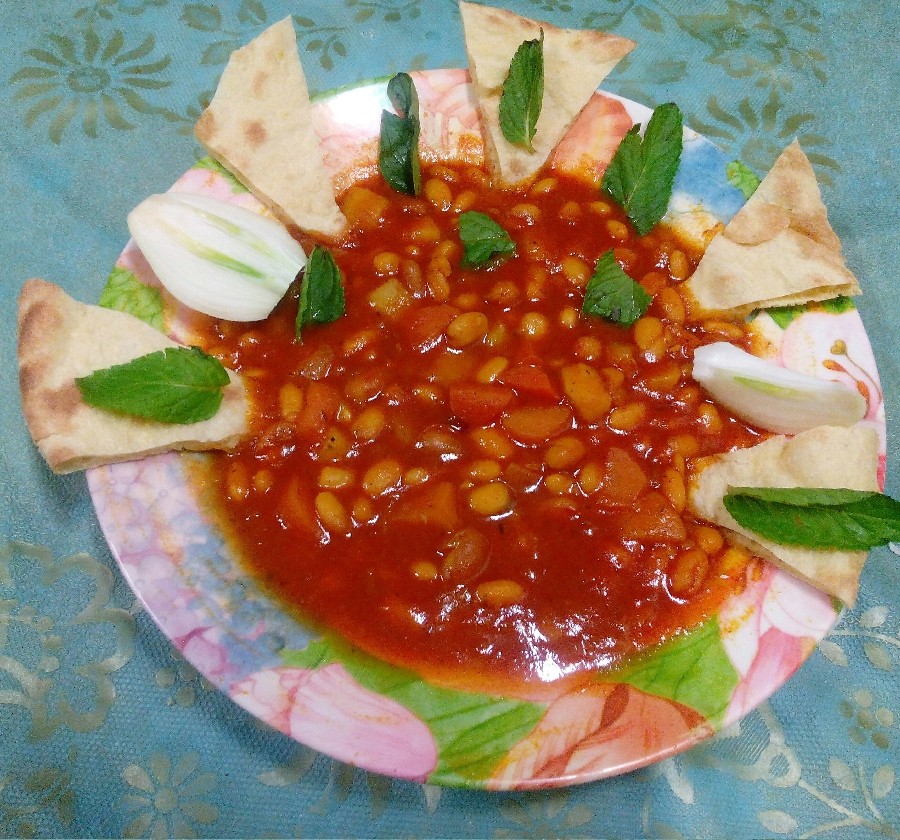 عکس خوراک‌ لوبیا 