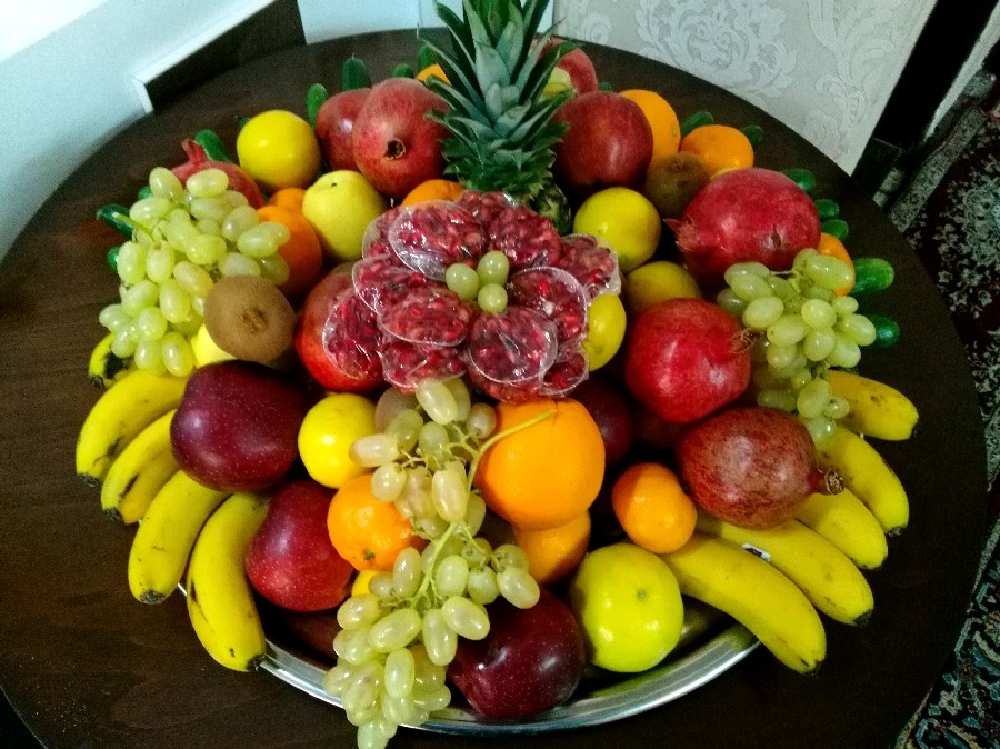 عکس تزئین میوه