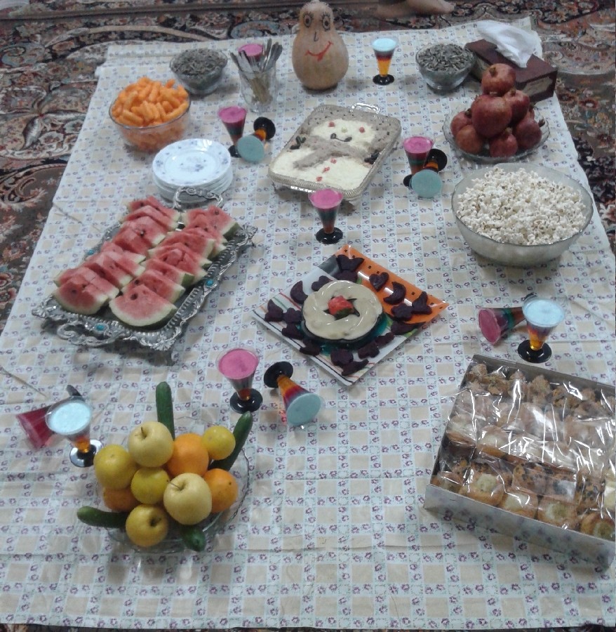 عکس سفره یلدای ما