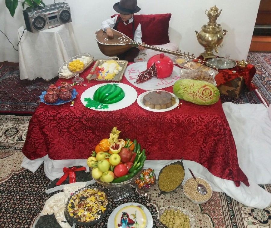عکس سفره یلدایی ما