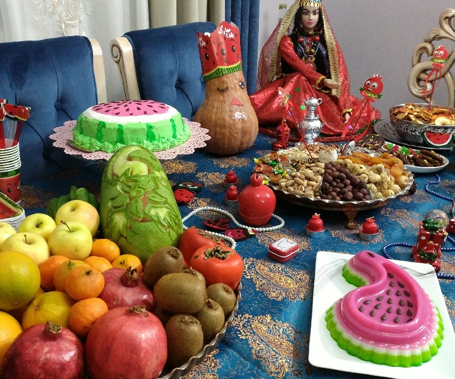 عکس سفره شب یلدا