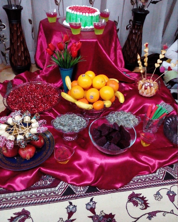 عکس یه یلدای خوب و عالی کنار خونواده همسری?