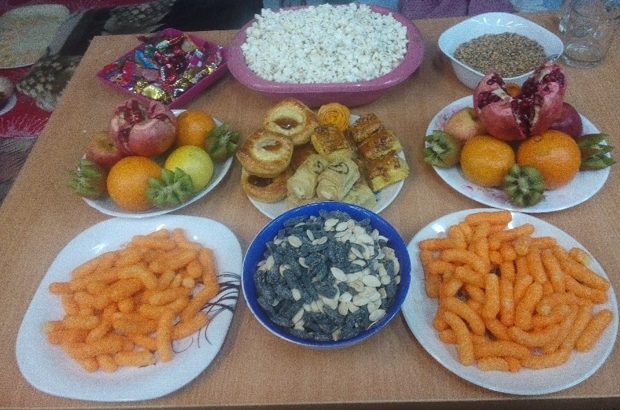 شب یلدا همراه با دوستان خوبم