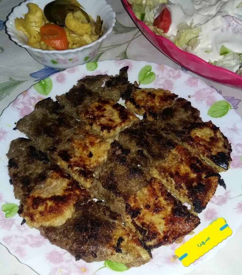 عکس کباب تابه ای مرغ و گوشت