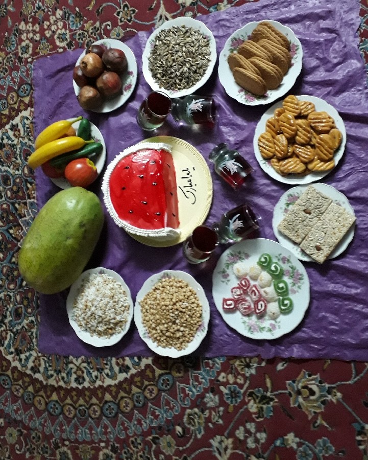 عکس سفره یلدا 