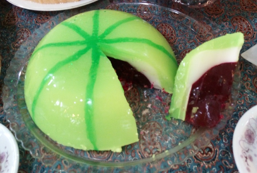 عکس ژله هندوانه ای
