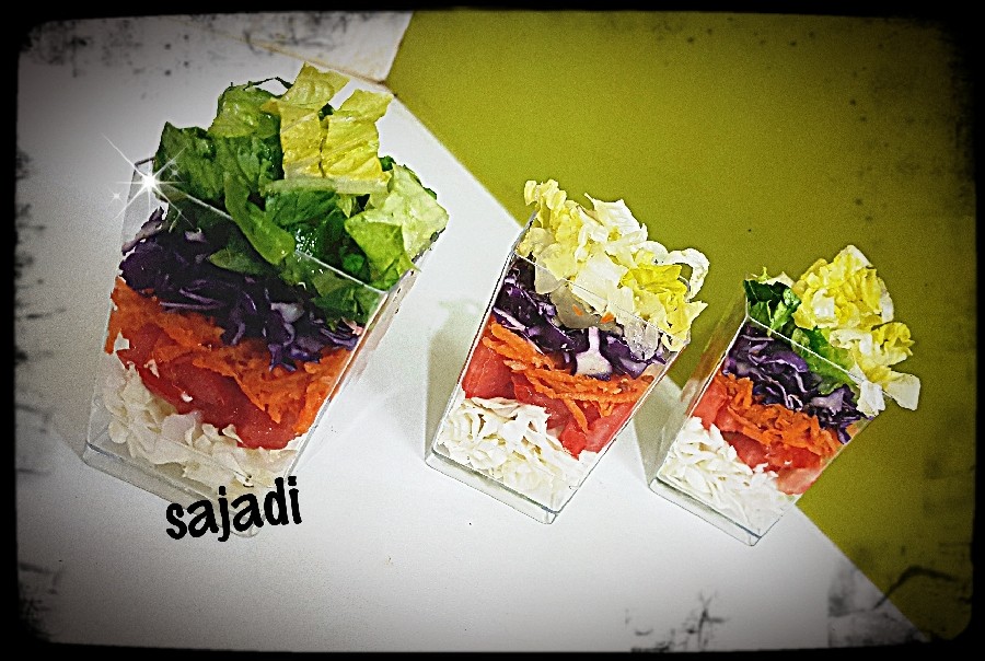 عکس سالادهای فصل تک نفره