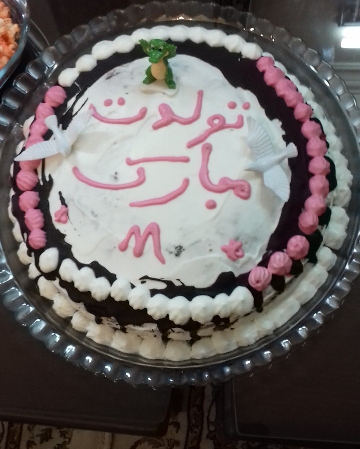 کیک خامه ای 
برای تولد برادرم




