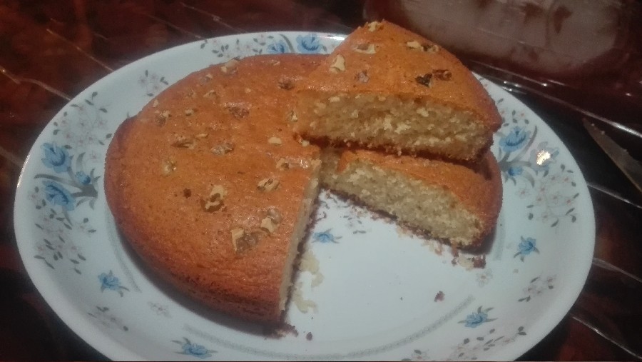 کیک ساده خانگی