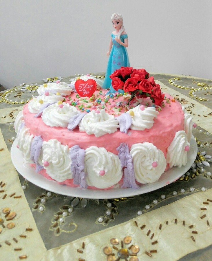 عکس کیک تولد من دستپخت مامان گلم...