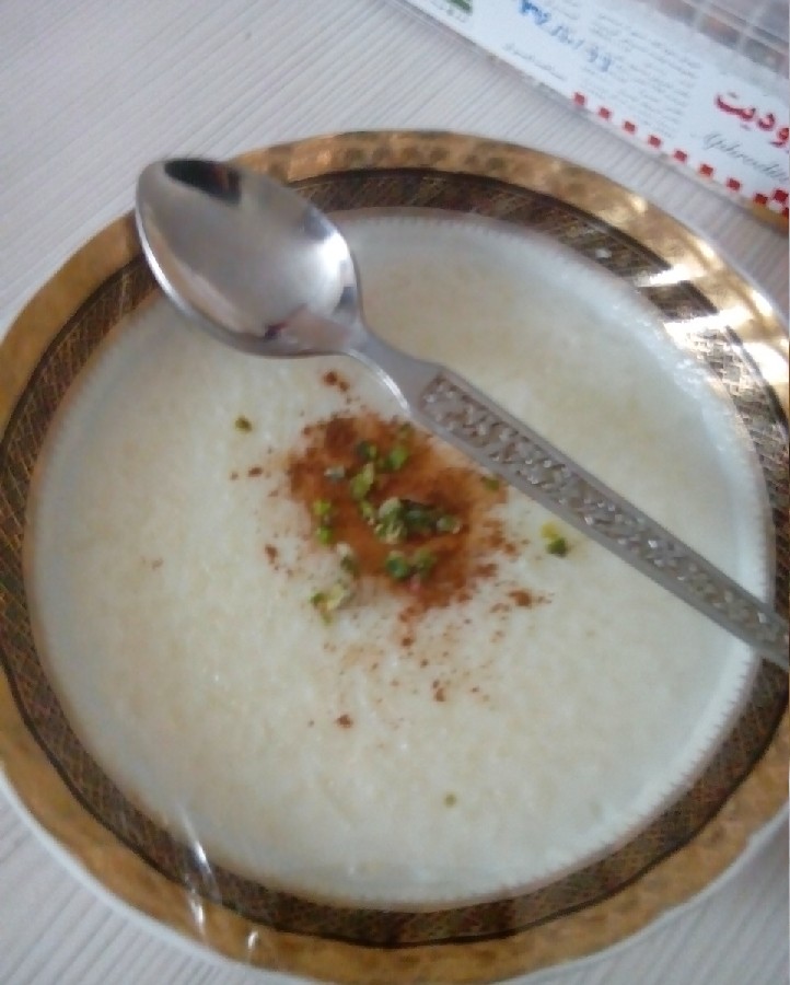 عکس شیر برنج ساده (بدون شکر)