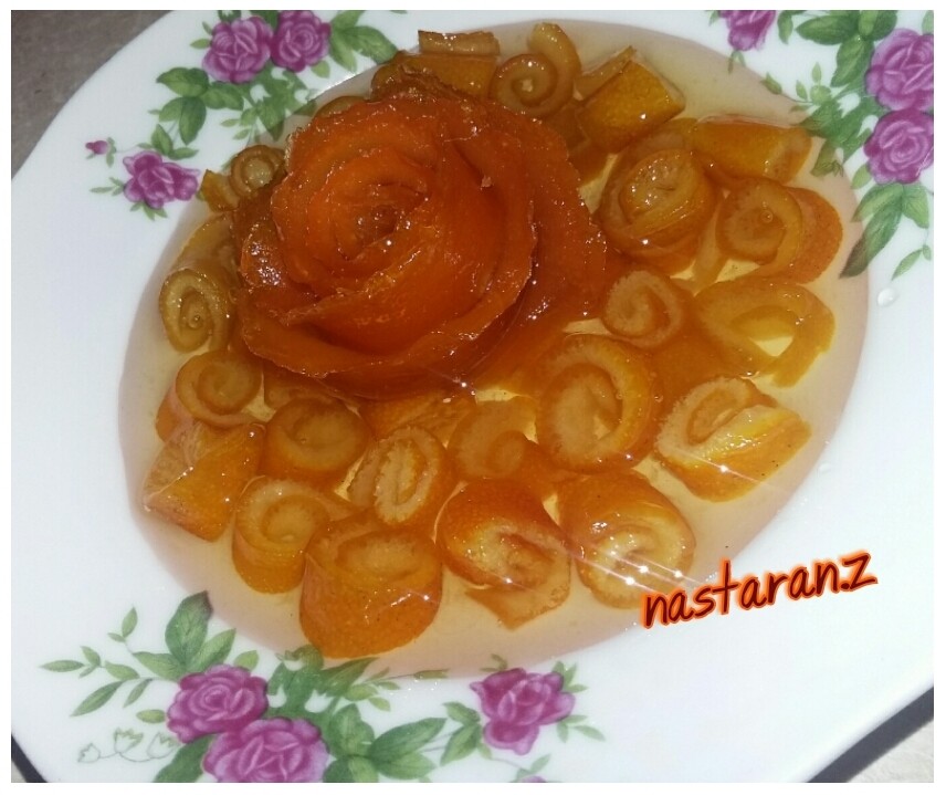 عکس مربای پوست پرتغال