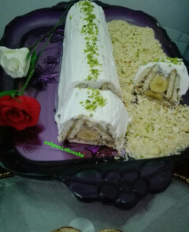 عکس کیک یخچالی هرمی