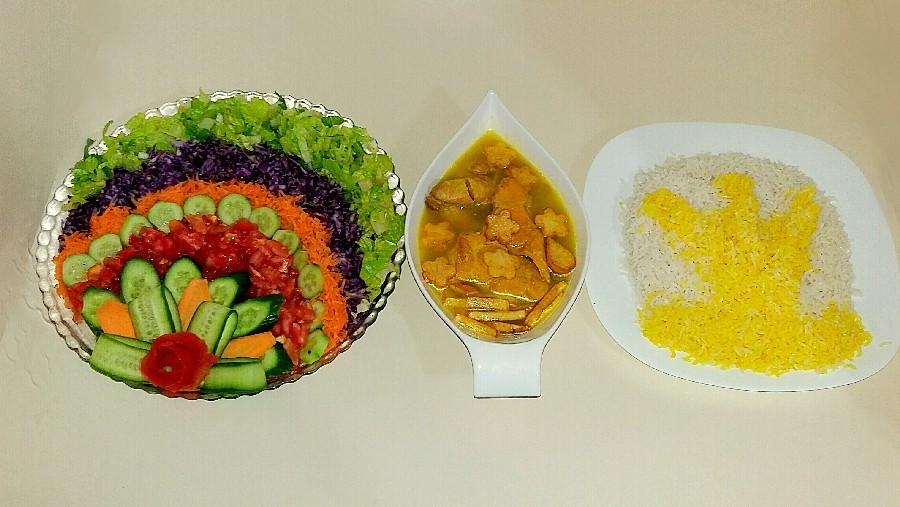 عکس چلو بوقلمون