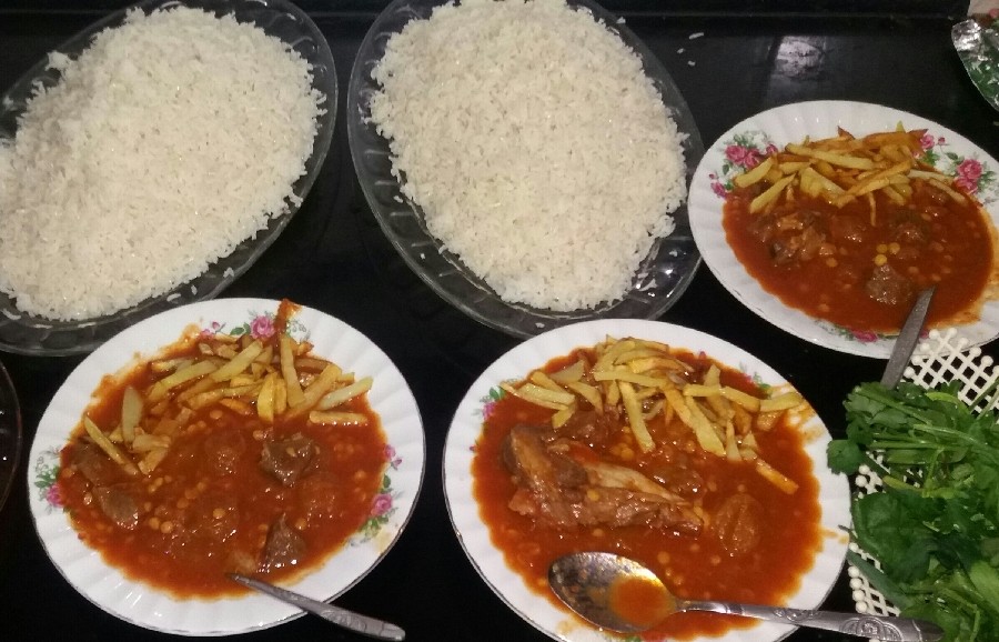 عکس خورشت آلو