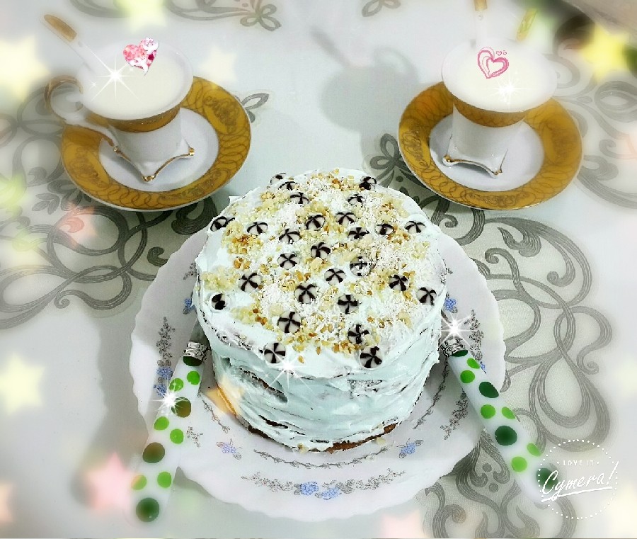عکس پنکیک نسکافه ای با شیرمحلی داغ