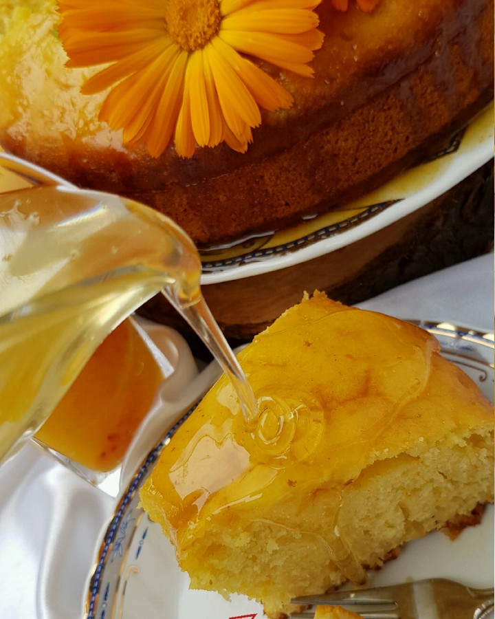 کیک خیس پرتقالی