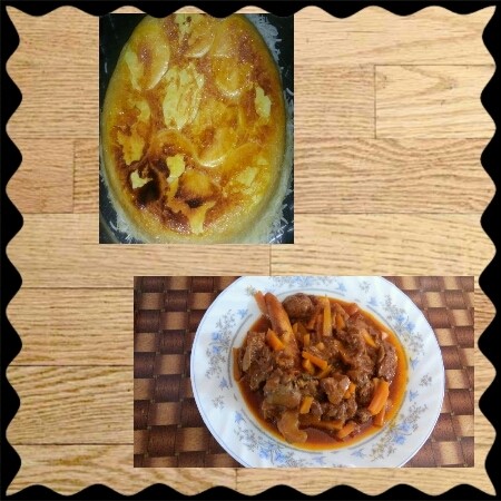 عکس برنج و خورشت هویج ترکی