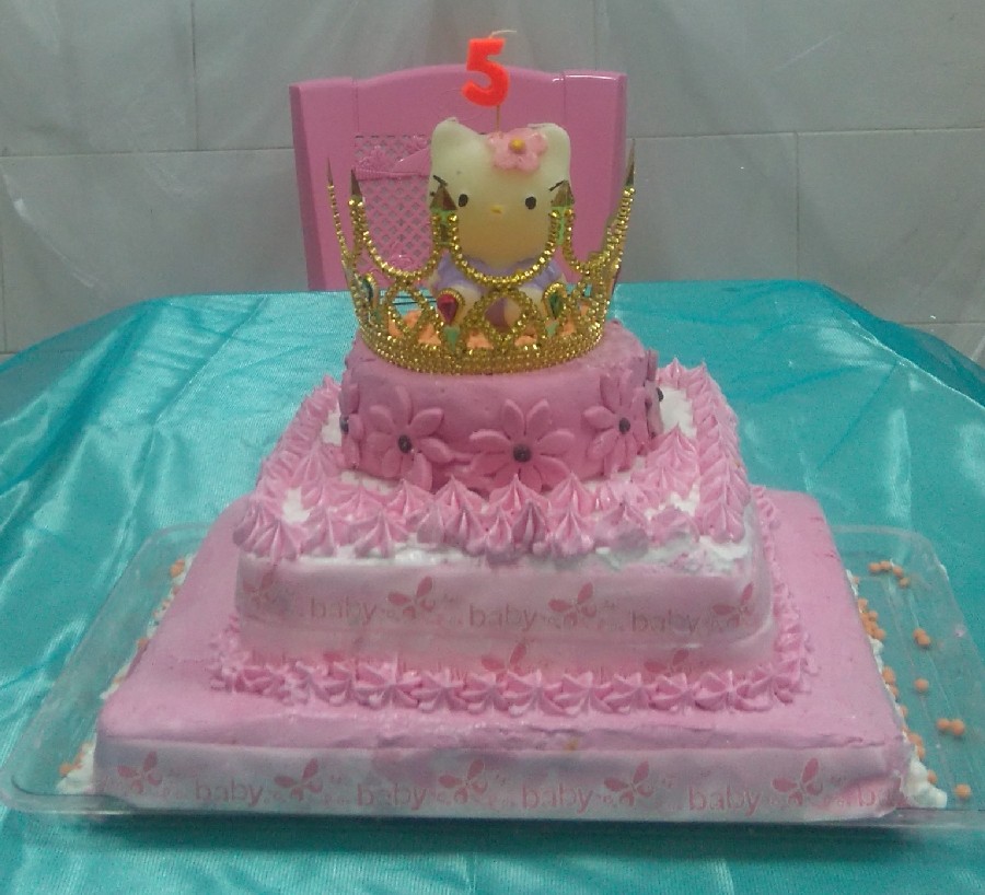 کیک من برای تولد دخترم ??