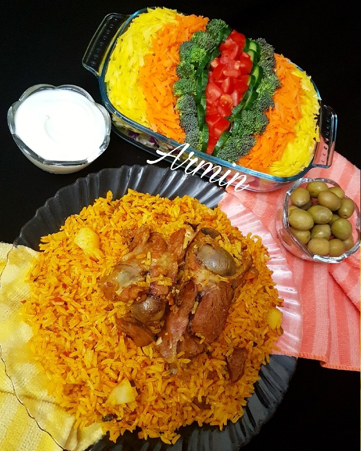 عکس پلو چکدرمه