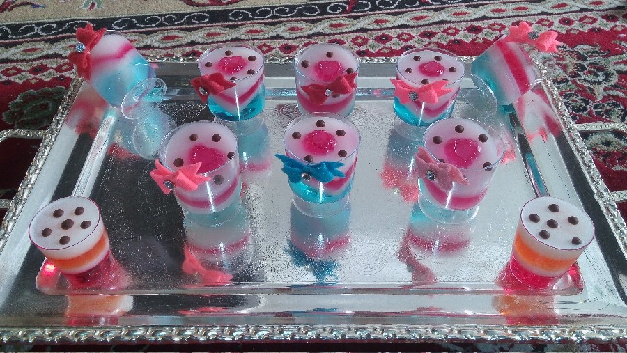 عکس ژله های من برای جشن پیش دبستانی دخترم