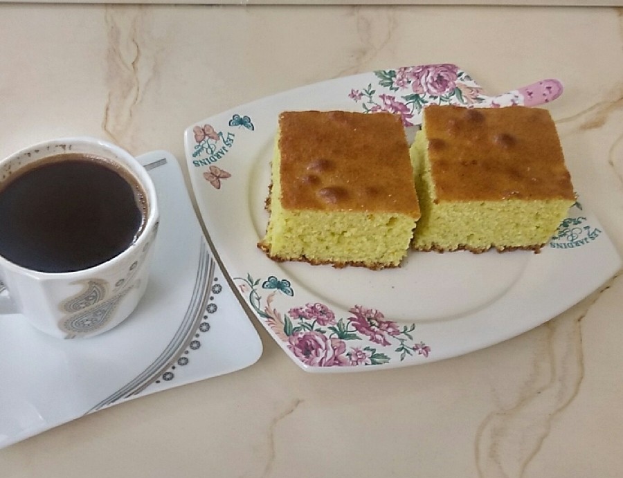 عکس کیک پرتقالی پوک